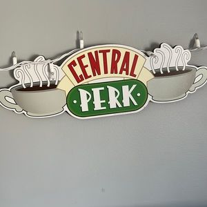 “Central perk” sign from friends